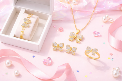 Bow Crystal Set 🎀✨ ⭐
