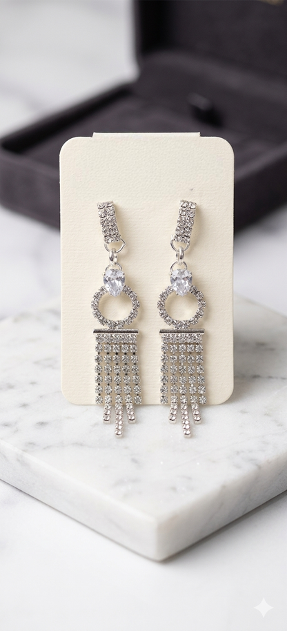 Starlit Glow Set ✨ (5-in-1 Jewelry Set – Necklace + Earrings + Bracelet + Ring + Chain)