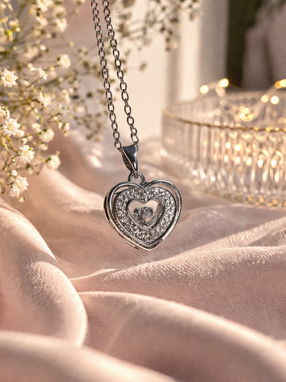 Starlit Glow Set ✨ (5-in-1 Jewelry Set – Necklace + Earrings + Bracelet + Ring + Chain)